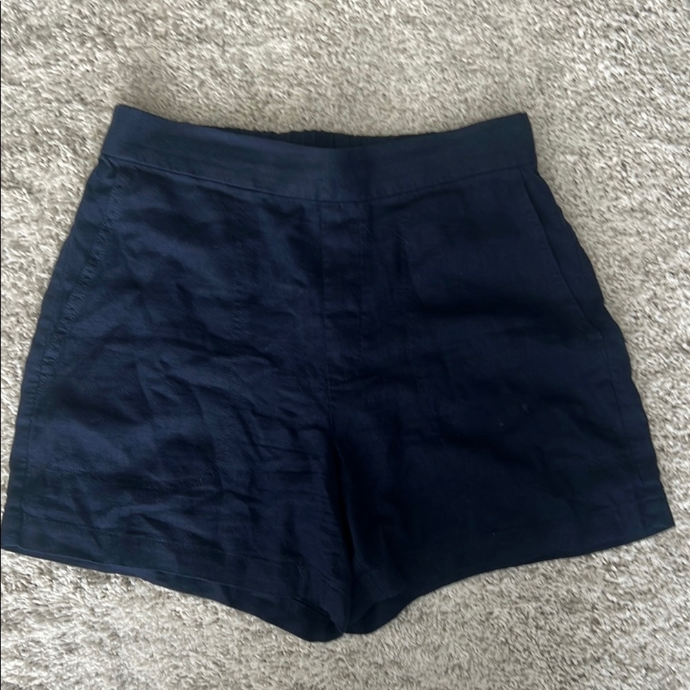 Banana Republic Navy Linen Shorts